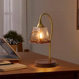 Lámpara de mesa con cuello flexible, bombilla LED E27, control de interruptor para sala de estar, dormitorio, estudio, estilo de lujo - Product Image 2