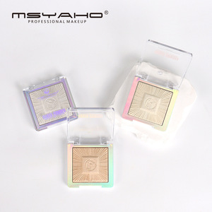 MSYAHO Nueva Sombra de Ojos Delicada de un Solo Color, Polvo Impermeable con Brillo Fino, Acabado Mate Perlado, Tonos Chic Tono Té con Leche, <span class=keywords><strong>Mini</strong></span> Colorete - Product Image 3