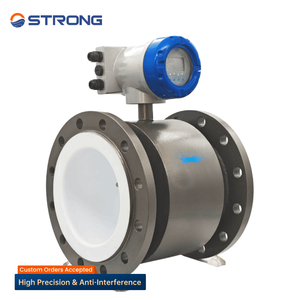 大型サイズDN800センサーを備えた産業用電磁流量計、水と油の測定用ステンレス鋼構造 - Product Image 3