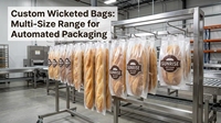 Sacs à pain micro-perforés en OPP de qualité alimentaire FDA, sacs en plastique à soufflet, vente en gros du fabricant, avec votre propre logo
