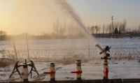 Système d'irrigation agricole, canon à eau en alliage d'aluminium à entraînement par engrenages 360°, arroseur FS30 avec rayon de 26-29 m