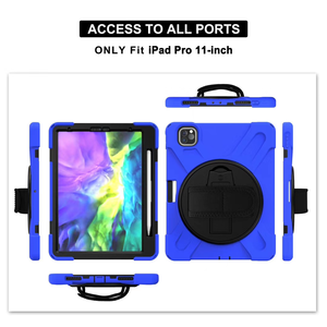 2025ที่เหมาะสำหรับ iPad 11เคสป้องกันมีสายคล้องปากกาโจรสลัด5 10.2ฝาครอบแท็บเล็ตกันกระแท็บ9.7กันกระแทก - Product Image 2