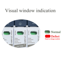 Dispositif de protection contre les surtensions T1+T2 3p 40ka 1000V DC pour système solaire, protection contre la foudre