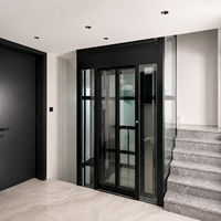 Ascenseur Domestique Privé 400 kg Sans Pièce Technique Cabine Sur Mesure pour Maison à Deux Étages Usage Domestique pour Sous-sol Ascenseur Connecté Wi-Fi