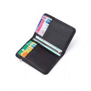 กระเป๋าใส่บัตรแบบพกพาขนาดใหญ่สำหรับผู้ชายแบบบางอเนกประสงค์ - Product Image 2