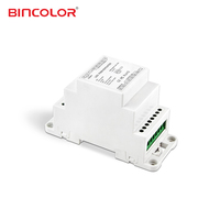 Amplificateur LED répéteur de puissance DC12-24V DIN RAIL 4CH RGB RGBW BC-964-DIN