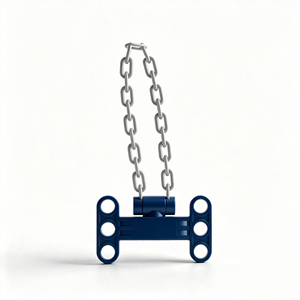 Porte-clés en briques de construction colorées en forme de I BLOCKMOC, accessoire en plastique disponible pour cadeau ou souvenir de fête - Product Image 6
