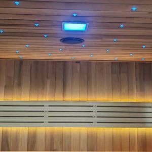 Sauna cómoda de lujo sin empalme de madera maciza, respetuosa con el medio ambiente para una vida saludable Sauna al aire libre - Product Image 5