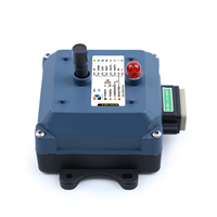 Télécommande radio industrielle étanche IP65 rechargeable DC/AC 12V à canaux réglables pour grue de levage et grue à poutre simple