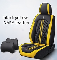 Coussin de siège de voiture sport universel de luxe XIANTONG, housses de siège de voiture en cuir pleine fleur personnalisées, fonction imperméable