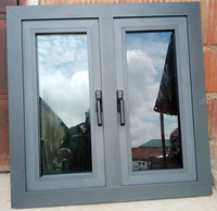 Portes et fenêtres coulissantes en aluminium à deux rails, conformes aux normes australiennes, pour jardin, à prix abordable, y compris les fenêtres à battants
