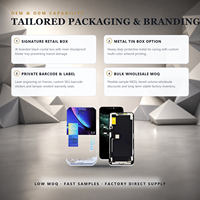 Layar OLED Fleksibel JK ZR-005 Pengganti untuk iPhone 11 Pro Max 12 Pro Max 13 Pro 14 Pro Max 15 Pro Max 16 Pro
