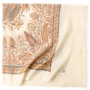 Elegant Printed Silk Scarf <b>Shawl</b> Luxury Floral Design Lightweight Soft Smooth Fabric <b>Women</b> Fashion Shoulder <b>Wrap</b> Decorative - Product Image 1