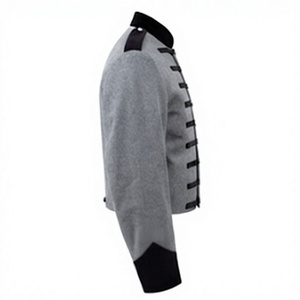 Men's 100% Wool <b>Woolen</b> Single Breasted Casual Winter Overcoat Reversible Waterproof Eco-Friendly Shell Jacket Breathable Anti - Product Image 2