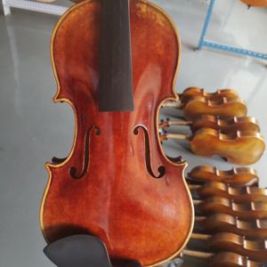 Cuerdas profesionales exquisitas de alta calidad, violín hecho a mano sólido 4/4 - Product Image 1