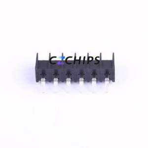 KF45R-9.5-6P Barrier Terminal Block Bent Lead Through Hole,P=9.5mm Connector Two Sides 9.5mm 1x6P Right Angle Pin - Product Image 2