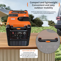 OEM Hochwertiger 5kW 5,5kW 4-Takt Fernstart Dual-Fuel Inverter Generator Benzin LPG Tragbare Leise Stromstation