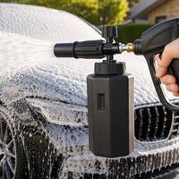Canon à mousse 3200 PSI, lance à mousse neige 1L, pistolet de lavage de voiture à pression réglable, accessoire de detailing, raccord rapide 1/4 pouce