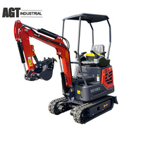 Miniexcavadora MX15RX en Oferta con Contrapeso y Pulgar Hidráulico para Excavación y Trabajos Agrícolas