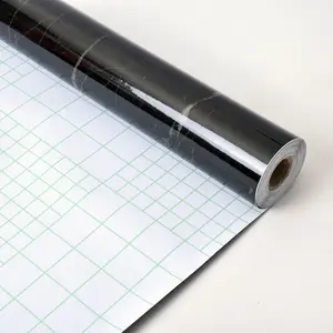 keuken werkbladen behang Suppliers-Glossy Marmer Contact Papier Graniet Roll Keuken Aanrecht Kast Meubels Zelfklevend Vinyl Behang
