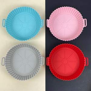 Revêtements en silicone réutilisables sans BPA pour friteuse à air, revêtements en gel pour paniers de cuisson, revêtements en gel de silice pour plats et moules de cuisson à l'air - Product Image 4