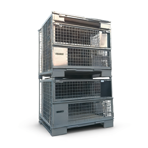 Cage à palettes métallique Toma Palete, Gitterbox, conteneur en treillis métallique, vente en gros - Product Image 1