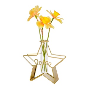 <span class=keywords><strong>Vase</strong></span> décoratif en fer de style européen, ornements pour armoire à vin, arrangement de <span class=keywords><strong>fleurs</strong></span> <span class=keywords><strong>artificielles</strong></span>, salon, bureau, maison, fait main - Product Image 5