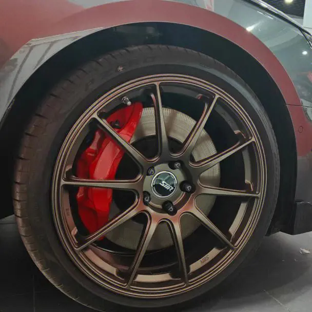 Corsa forgiato su misura pinza 6 pentole 8N sei pentole anteriore Sport pinza freno posteriore parcheggio elettronico 4 pentola per Audi A7 S7 RS5 RS6