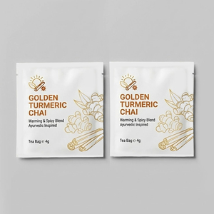 Bolsa <span class=keywords><strong>de</strong></span> plástico reciclable con impresión personalizada, sellada al calor, <span class=keywords><strong>para</strong></span> un solo porción, <span class=keywords><strong>para</strong></span> té, café, biodegradable, tipo sobre. - Product Image 2