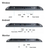 Écran tactile intelligent 8 10.1 13.3 15.6 18.5 21.5 pouces, tablette murale Android pour système d'affichage de cuisine KDS