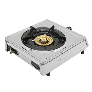 Réchaud à gaz portable à brûleur unique en acier inoxydable, cuisinière à gaz GPL avec brûleur en fonte efficace, <span class=keywords><strong>chauffage</strong></span> rapide pour usage extérieur et domestique - Product Image 3