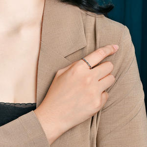 Fashion <b>Rings</b> Titanium Steel Braided Design For Women Gift Jewelry Steel Gold Color K R894 - Product Image 2