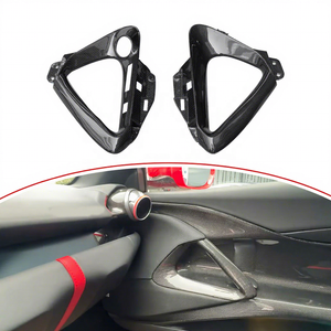 ชุดอุปกรณ์ตกแต่งภายในรถยนต์แบบ OEM คาร์บอนไฟเบอร์แห้งคุณภาพสูง สำหรับมือจับประตู Ferrari 812 - Product Image 1