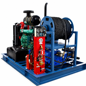 Machine de nettoyage de canalisations à <span class=keywords><strong>haute</strong></span> <span class=keywords><strong>pression</strong></span> diesel 220-300 bar 175-215 L/min 44-56 GPM, nettoyeur de tuyaux à jet d'<span class=keywords><strong>eau</strong></span> <span class=keywords><strong>haute</strong></span> <span class=keywords><strong>pression</strong></span> - Product Image 1