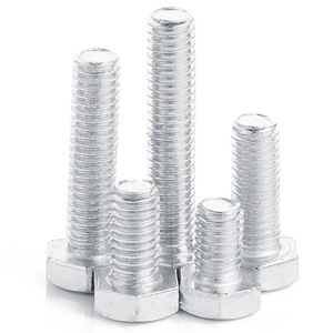 Vis à tête hexagonale Hao Xiang Hao Jin M3 M4 M6, zinguées, filetage complet, grade A, niveau 4.8, norme GB30, fixations - Product Image 3
