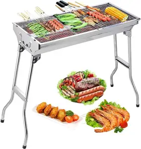 Custom Portable Outdoor Smokeless Charcoal BBQ BBQ Grill BBQ Stove For Backyard Camping Boat