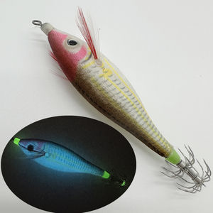 ปลาหมึกรีบเร่ง egi เหยื่อล่อไม้ Baits8.5cm กุ้งญี่ปุ่นเรืองแสง yyo <span class=keywords><strong>zuri</strong></span> gambar ปลาหมึก sutte - Product Image 5