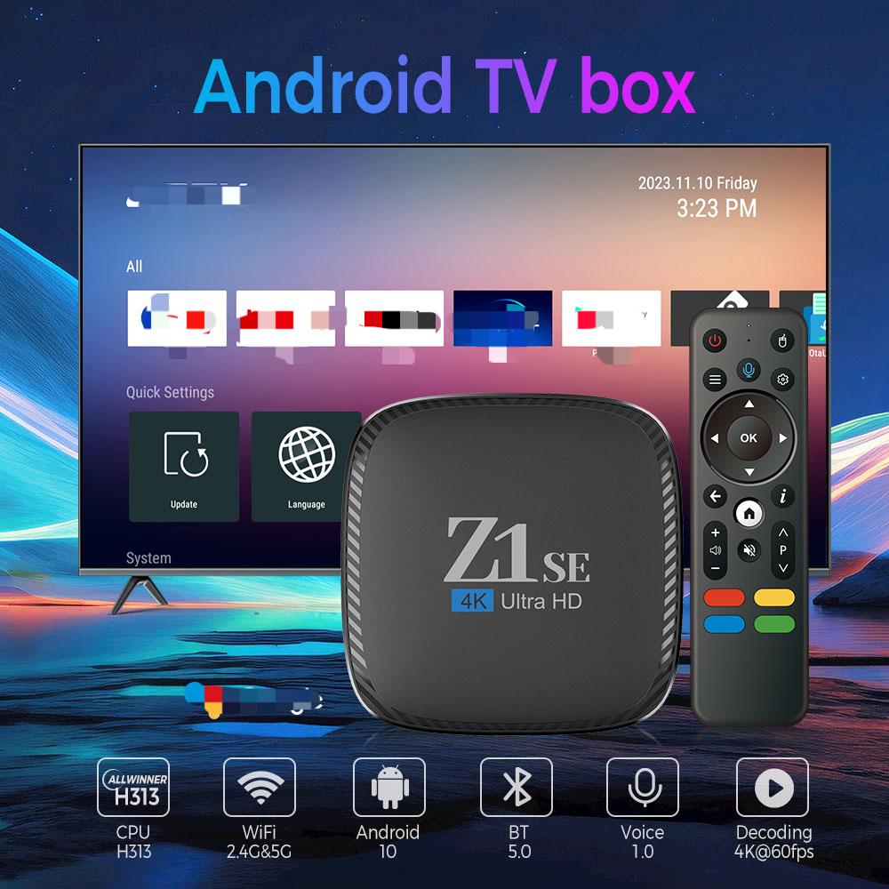 2gb Ddr3 Smart Tv Box With Android 10 & Dual Wifi