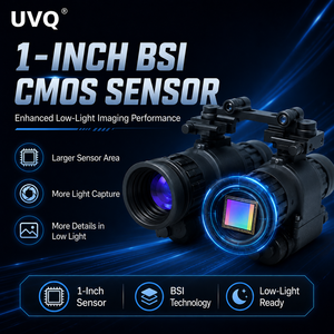 Caméra de vision nocturne binoculaire de style PVS-31, système de vision nocturne binoculaire à double tube UVQ G14 B, avec pont relevable pour patrouille, Arti - Product Image 6