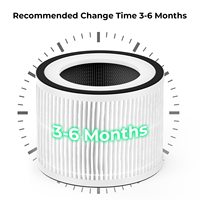 Pré-filtre H13 et filtre à charbon actif True HEPA Filtre de remplacement pour Afloia Fillo et MOOKA Allo Air Pu