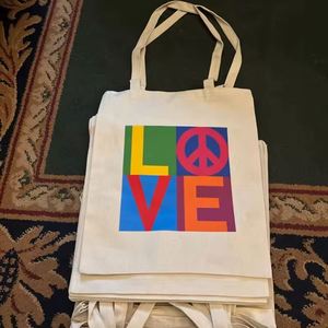 Bolsa de Lona Extra Grande y Resistente con Logotipo Personalizado para Compras, Playa o Uso Diario para Mujeres - Product Image 6