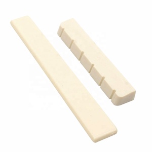 Vendita Diretta dai Produttori: <span class=keywords><strong>Capotasto</strong></span> e Ponticello per <span class=keywords><strong>Chitarra</strong></span> <span class=keywords><strong>Classica</strong></span> a 6 Corde in Osso di Bufalo Naturale, Durevoli - Product Image 1