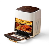 Four électrique multifonction transfrontalier avec écran tactile, sans huile et chauffage à 360°, pour frites et plus encore