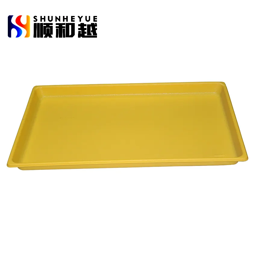 Waterproof Plastic animal cage tray ABS laminated with PVC wood grain Plastic pet cage Tray