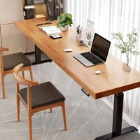 Escritorio de Oficina Ergonómico y Moderno con Altura Ajustable Eléctrica de Doble Motor, Mesa Inteligente para Computadora, Resistente y Sólida
