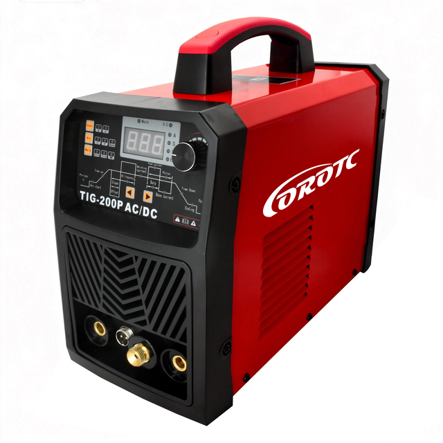 New COROTC TIG-200P AC/DC TIG Welder Multifunction 4.5KVA Pulse Aluminum Stainless Steel 220V HF Start 60% Duty Cycle 1 Year