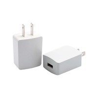 Chargeur mural USB universel pour appareil photo en gros en Chine, ignifuge, électrique, 5V2A, OTP, OVP, certifié FCC, CE, CB, SAA, KC, UKCA, PSE, UC, RoHS