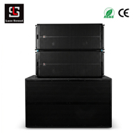 Lasesound LA-5 Altavoz Profesional de Audio Dual de 10 Pulgadas, 1600W RMS, Alta Sensibilidad 132dB, Sistema de Altavoces para Escenario