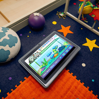 Tabletas Android para niños de 7 pulgadas personalizadas Android 14,0 4GB + 32GB Rom Wifi tableta educativa para niños con funda de silicona y aplicación de juegos