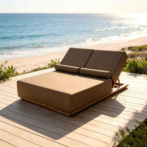 Hotel <b>Garden</b> Outdoor Solid Wood Waterproof Swimming <b>Pool</b> Chair Sun Lounger <b>Garden</b> Patio Sunbed Sun Loungers Daybed Patio Sun Bed - Product Image 2